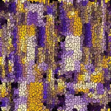 Seamless grunge abstract square pattern. Paint grunge cracking. Stock Illustration