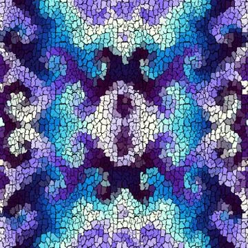 Seamless grunge abstract square pattern. Paint grunge cracking. Stock Illustration