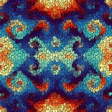 Seamless grunge abstract square pattern. Paint grunge cracking. Illustrazione stock