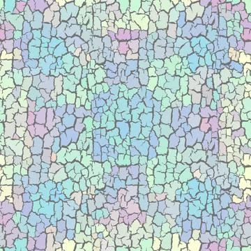 Seamless grunge abstract square pattern. Paint grunge cracks. Illustrazione stock