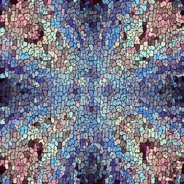 Seamless grunge abstract square pattern. Paint grunge cracks. Stock Illustration