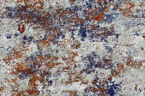 Seamless grunge and rusty textures and backgrounds Stock Illustration