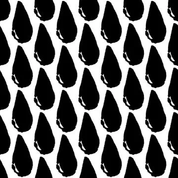 Seamless grunge drop pattern Stock Illustration