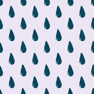 Seamless grunge drop pattern Stock Illustration