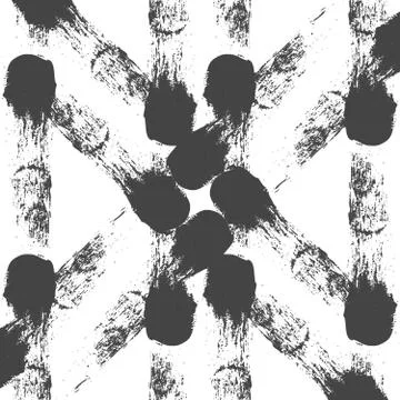 Seamless grunge pattern. Brush strokes texture 스톡 일러스트