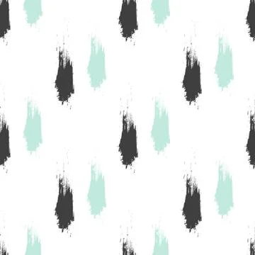 Seamless grunge pattern. Brush strokes texture Stock Illustration