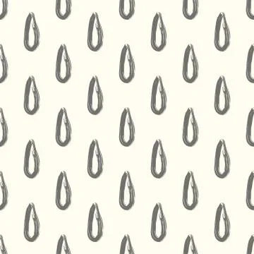 Seamless grunge pattern. Brush strokes texture Stock Illustration