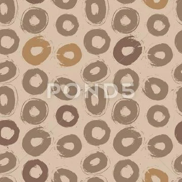 Seamless Grunge Pattern of Tracing Brush Strokes Stock Illustration