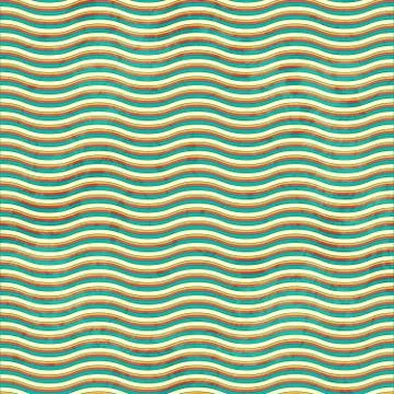 Seamless Grunge Waved Background Stock Illustration