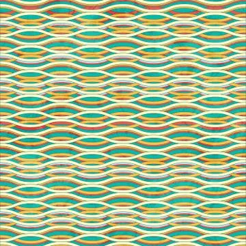 Seamless Grunge Waved Background Stock Illustration