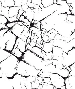 Seamless grunge,cracked vector pattern,brush background,watercolor,ink Stock Illustration