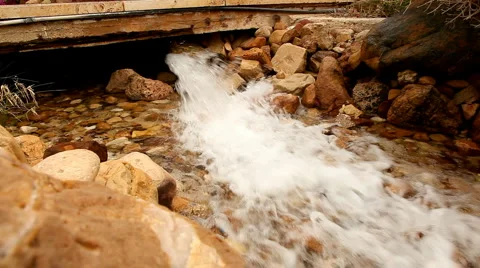 Seamless gush of the water Stock Footage 2873156