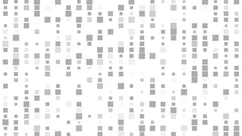 Seamless halftone pattern with abstract square blocks on white background. .. 스톡 일러스트