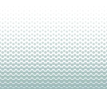 Seamless halftone pattern with pastel green color. Illustrazione stock