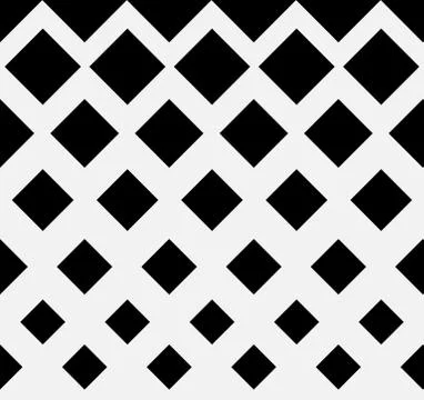 Seamless halftone pattern with squares. Repeatable. Vector art. Stock Illustration