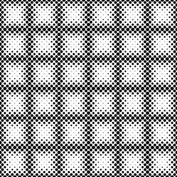 Seamless halftone vector background. Stock Illustration
