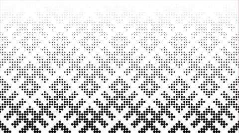 Seamless halftone vector background.Filled with black circles . 54 figures in Stock Illustration