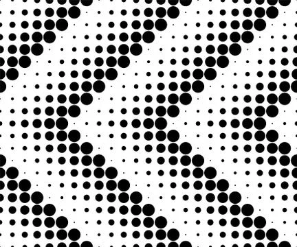 Seamless halftone vector background.Short fade out.Arrows pattern. Stock Illustration