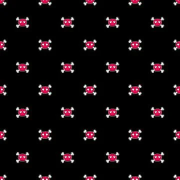 Seamless Halloween pattern Illustrazione stock