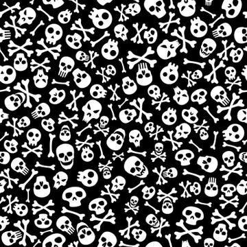 Seamless Halloween Pattern Stock Illustration