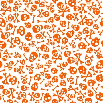 Seamless Halloween Pattern Stock Illustration