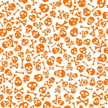 Seamless Halloween Pattern Stock Illustration