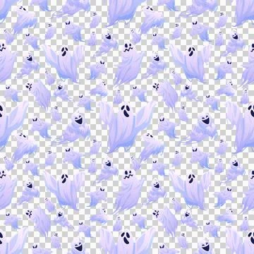 Seamless Halloween Pattern Vector Art Illustration Illustrazione stock