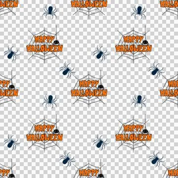 Seamless Halloween Pattern Vector Art Illustration Stock Illustration