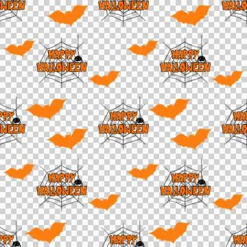 Seamless Halloween Pattern Vector Art Illustration Stock Illustration