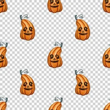 Seamless Halloween Pattern Vector Art Illustration Stock Illustration