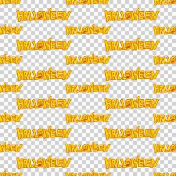 Seamless Halloween Pattern Vector Art Illustration Stock Illustration