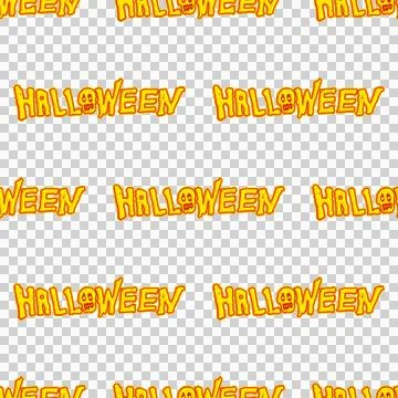 Seamless Halloween Pattern Vector Art Illustration Stock Illustration