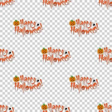 Seamless Halloween Pattern Vector Art Illustration Stock Illustration