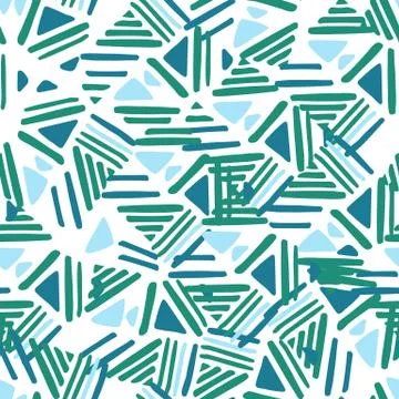 Seamless hand draw Folk pattern. weave lines ornament. Illustrazione stock