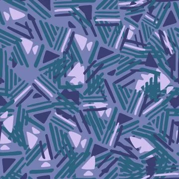 Seamless hand draw Folk pattern. weave lines ornament. Illustrazione stock