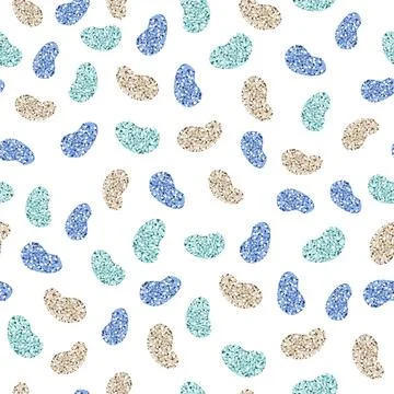 Seamless hand draw multicour glitter elements from geometry shape  pattern ba Stock Illustration