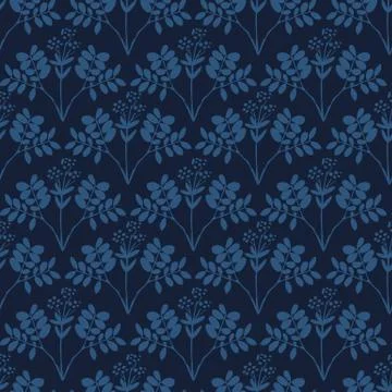 Seamless hand-drawn floral pattern with herbs 스톡 일러스트