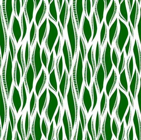 Seamless hand drawn ink pattern. Creative endless background with blots. Abst Stock Illustration
