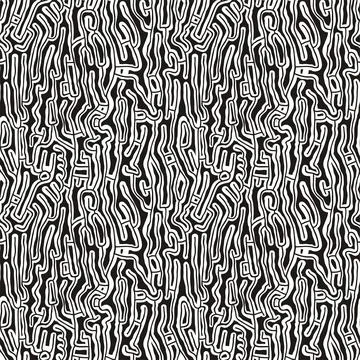 Seamless hand drawn ink pattern. Creative endless background with blots. Abst 스톡 일러스트