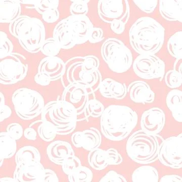 Seamless hand drawn irregular uneven pink and white texture Stock Illustration
