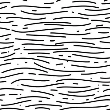 Seamless hand drawn irregular uneven black and white texture Illustration