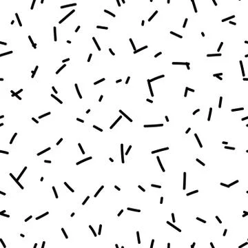 Seamless hand drawn irregular uneven black and white texture Stock Illustration