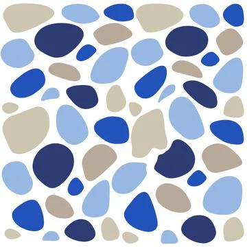 Seamless hand drawn pastel patterns, various shapes and doodle objects.Contem Stock Photos