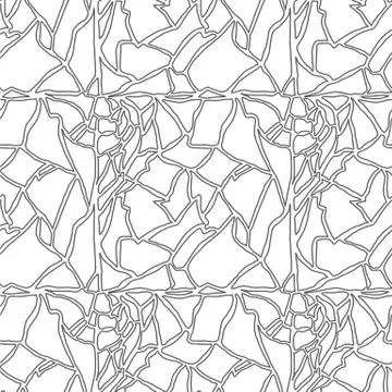 Seamless hand drawn pattern with eggshell texture Stock Illustration