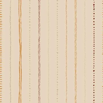 Seamless Hand Drawn Pattern With Stripes And Textured Lines In Warm Autumn .. Ilustração Stock