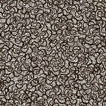 Seamless hand-drawn waves texture pattern Stockillustratie