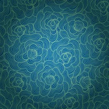 Seamless hand-drawn waves texture.copy that square to the side and you'll get Stock Illustration