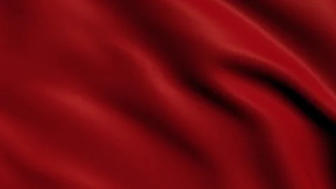 Seamless HD Loop of Red Silky Fabric in Motion 動画素材 121129101