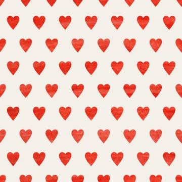 Seamless heart background Stock Illustration