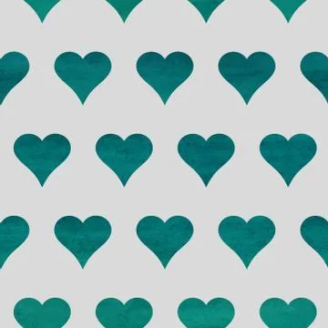 Seamless heart background Stock Illustration